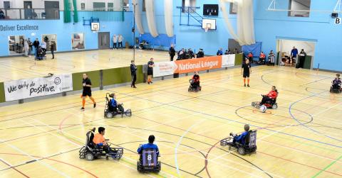 National League action