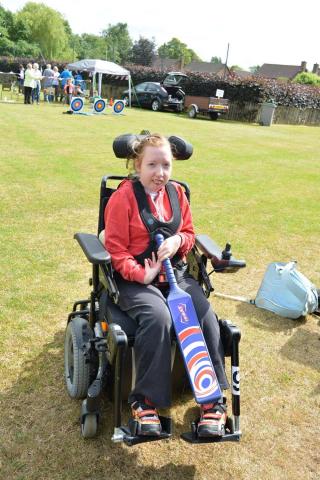 Enjoying activities at our fun day