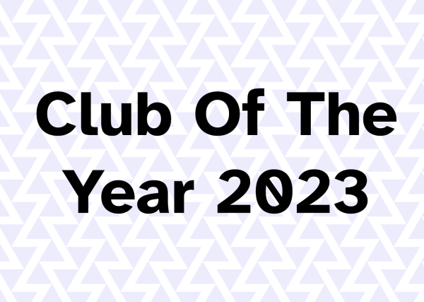 Club of the year 2023, text based cover image